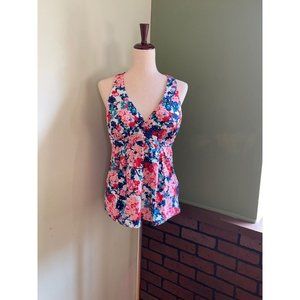 14P Lands End Tankini Swim Top J06 112